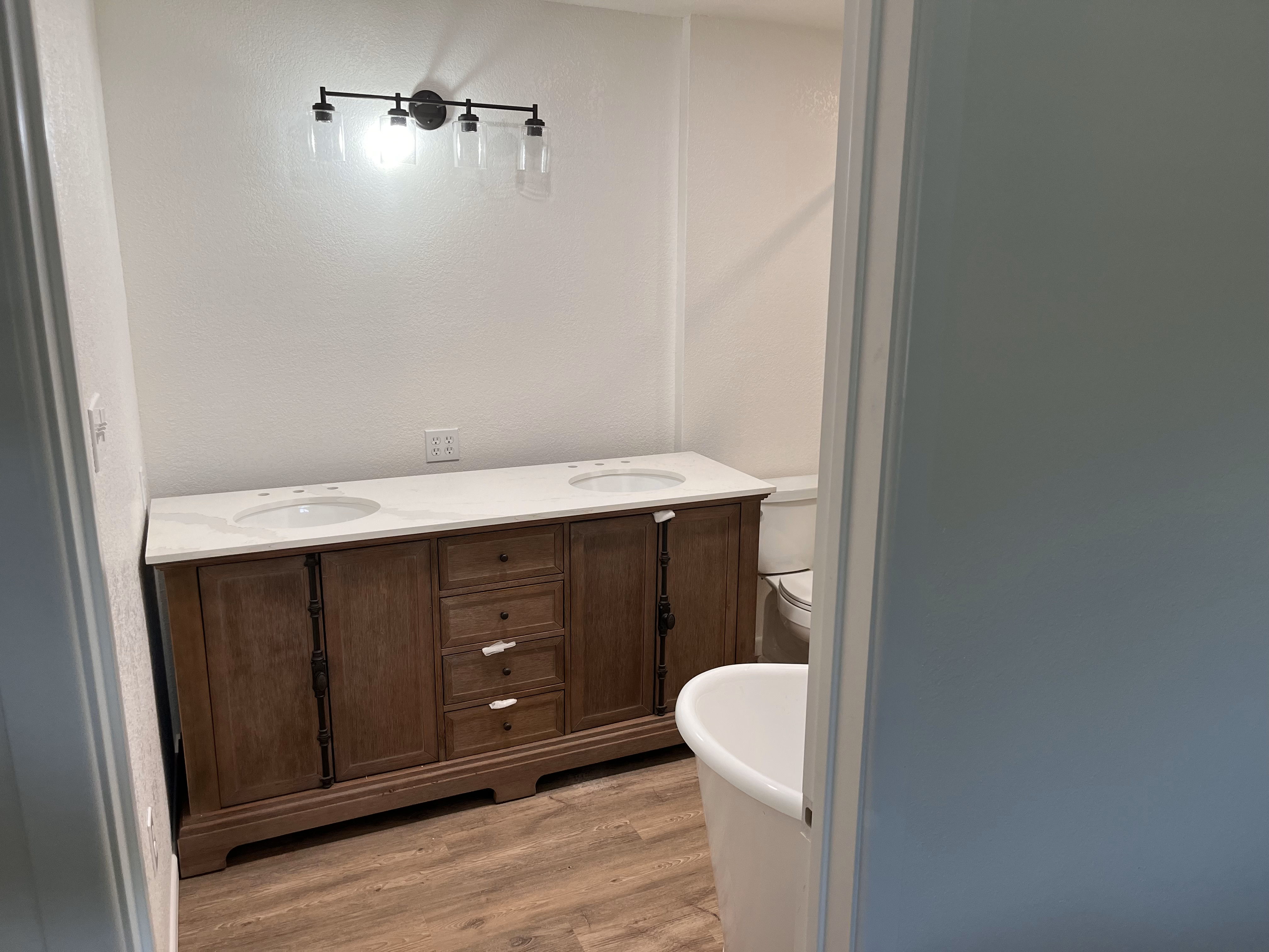 bathroom, vanity, mirror
